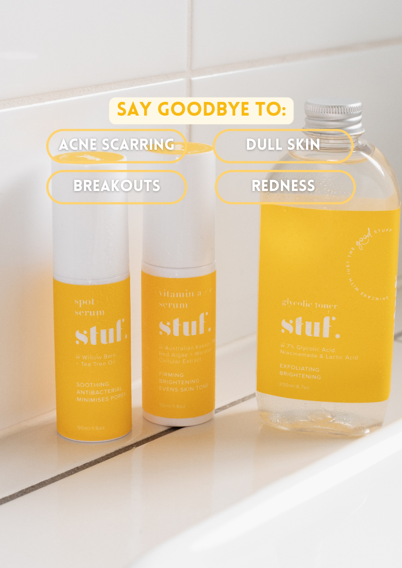 The Acne Kit - 3 Step Clearing Kit for Acne prone skin